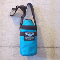 ビンテージ90’s●AQUA SACKボトルキャリアエメラルドグリーン●250302k4-bag-shd 1990sアウトドアボトルホルダーアクアサック
