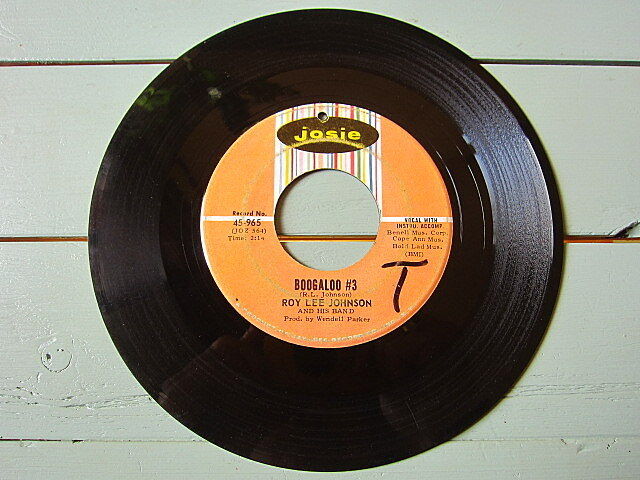 ROY LEE JOHNSON○BOOGALOO #3 /SO ANNA JUST LOVE