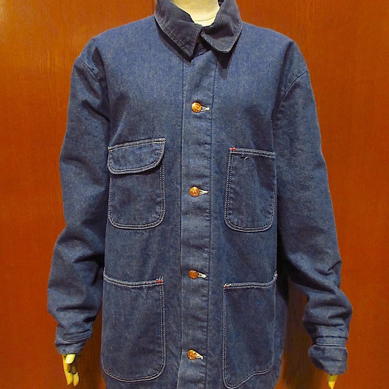 ビンテージ80's○Wrangler ? 裏地ブランケットデニムカバーオール