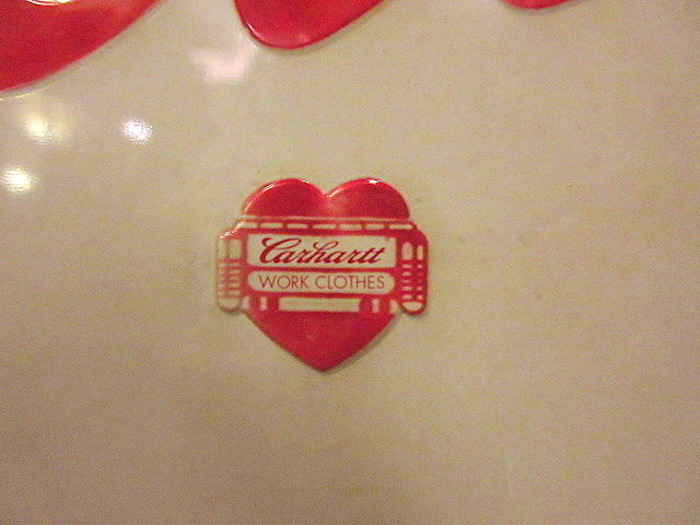 ビンテージ90's○Carharttアドバタイジングサイン○200613s8