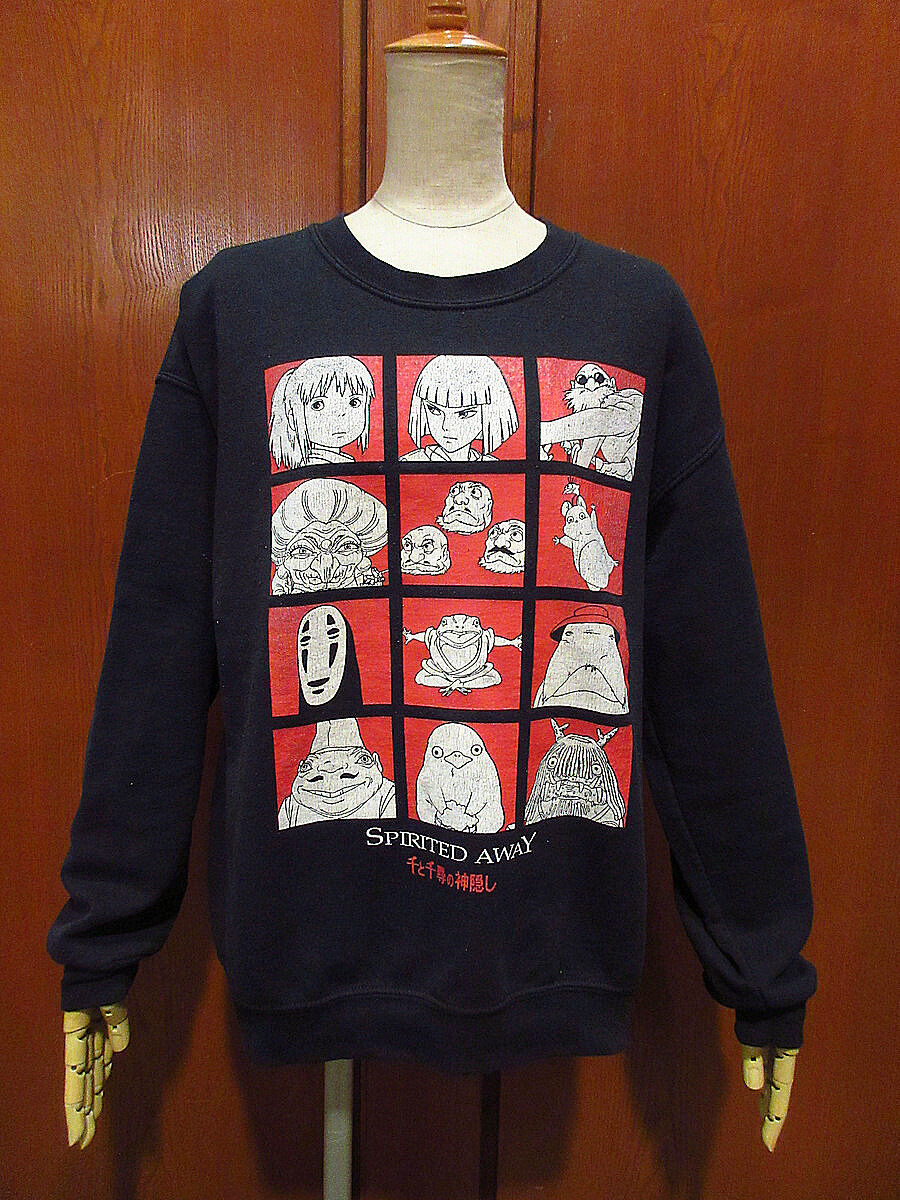 千と千尋の神隠し スウェット ジブリ spirited away 千と千尋の神隠し スウェット ジブリ spirited away