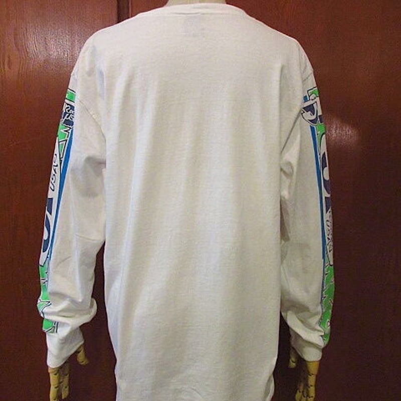 ビンテージ80's○Kawasaki JT Racingモトクロス長袖TシャツsizeL
