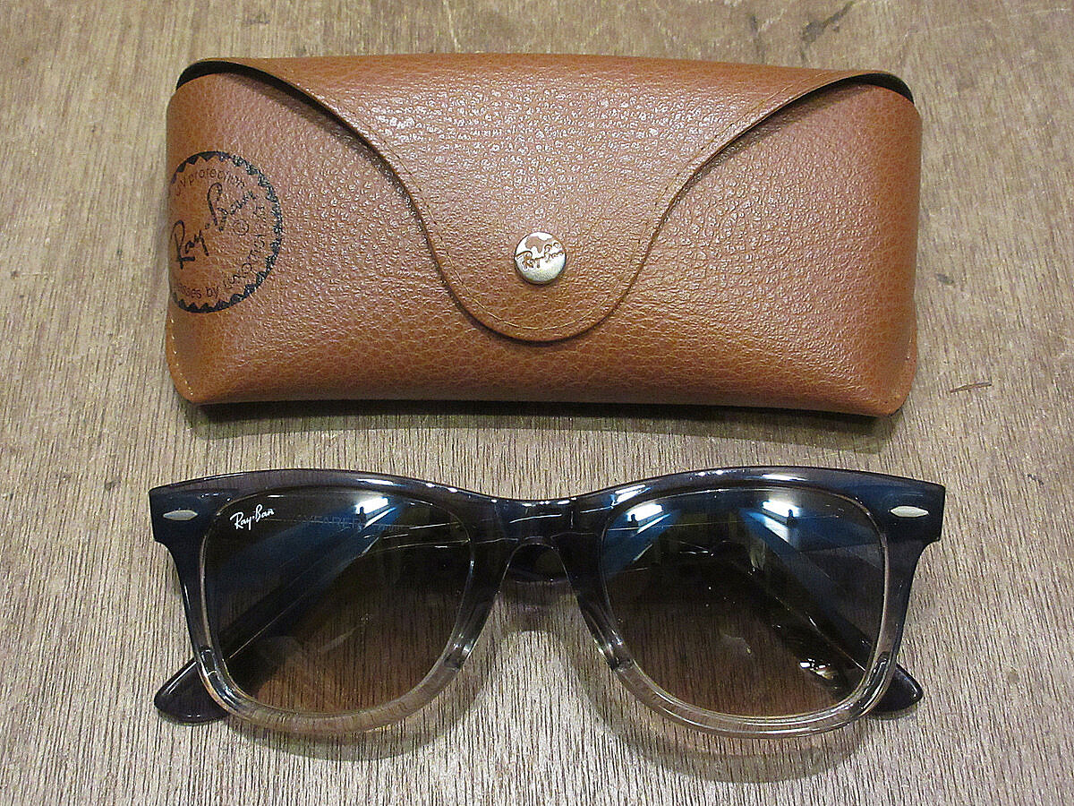 ケース付きRay-Ban RB2140 WAYFARER○230826i7-eyglsレイバン