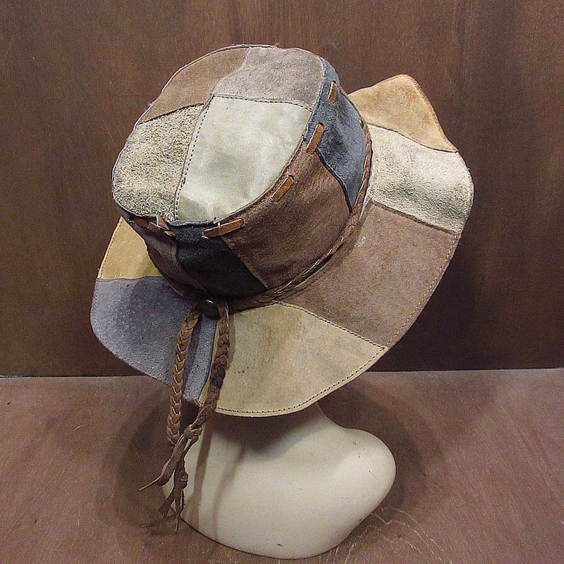 帽子 1970's vintage handmade patchwork hat 1970´s vintage handmade patchwork hat