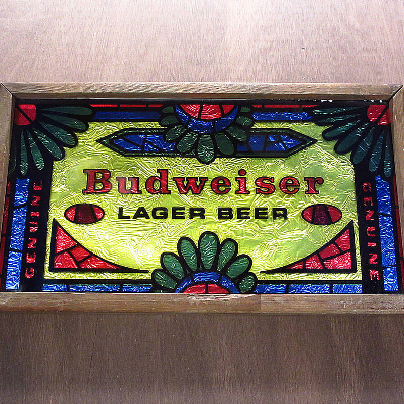 ビンテージ○Budweiserビールサイン○210613n4-sign バドワイザー