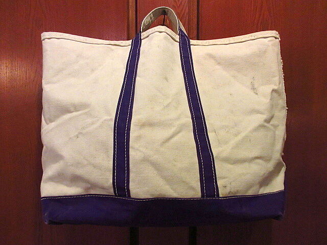 LLbean70年代トートバッグ 70'S L.L.BEAN TOTE BAG Made in USA NAVY/NATURAL 70年代 L.L.