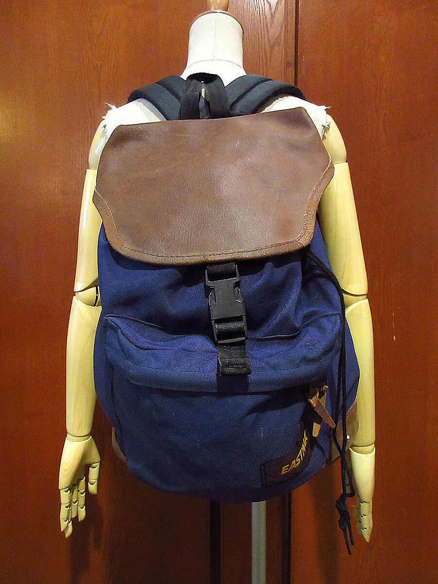 MADE IN U.S.A. EASTPAKバックパック紫×茶○210718s8-bag-bp