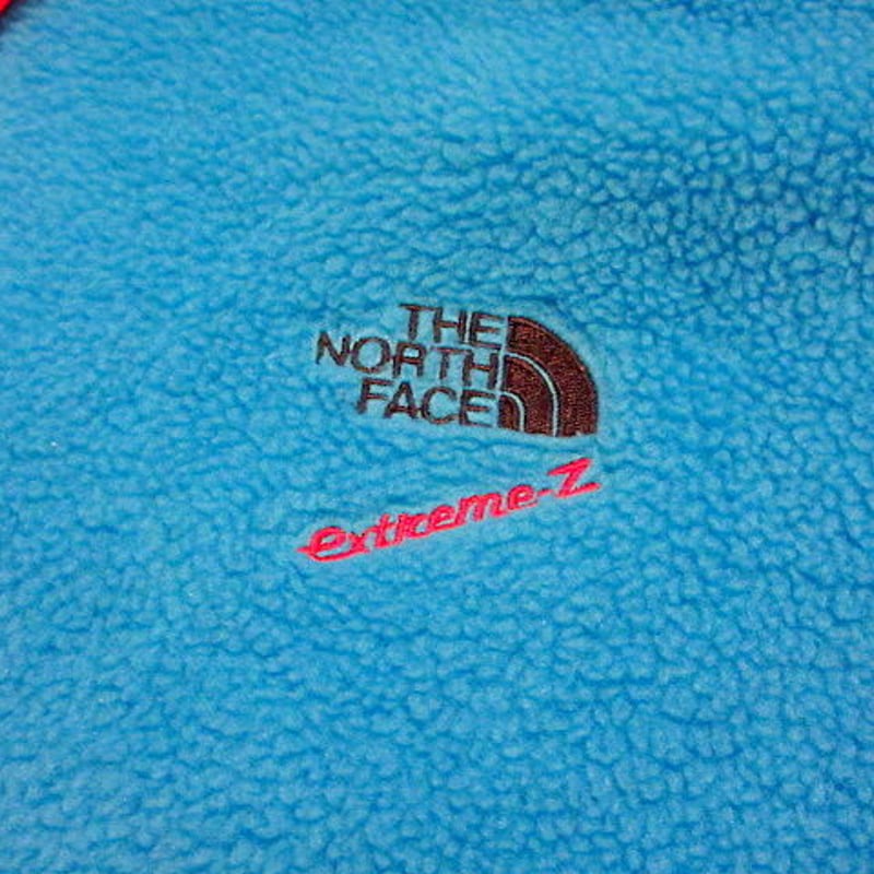 ビンテージ90's○THE NORTH FACE extreme-Zナイロン切り替えフリースジ