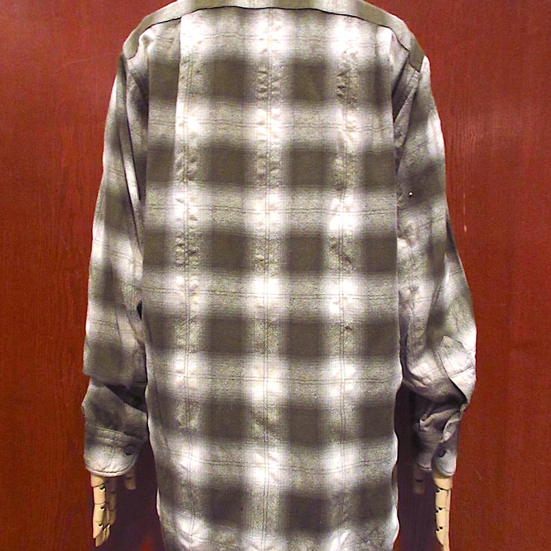 50s-60s ペンドルトン シャドーチェック ボードシャツ m 28897b57cfb67a76fe681604363dba