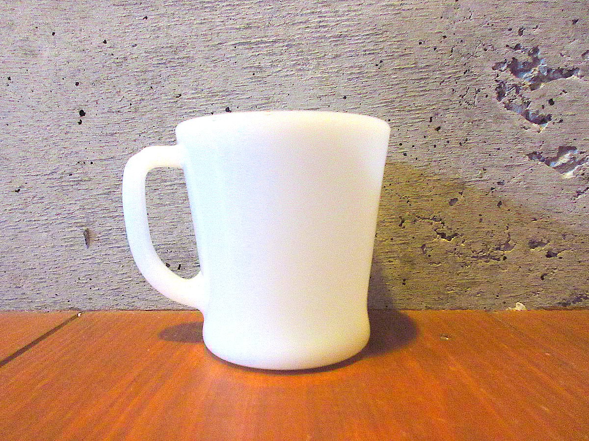 Fire King○Dハンドルマグ白○241101k7-frkファイヤーキングホワイト