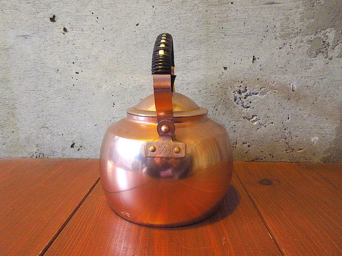 ビンテージ○NORWAY TRIANGLEアルミニウムケトル○240801k7-tbwr やか