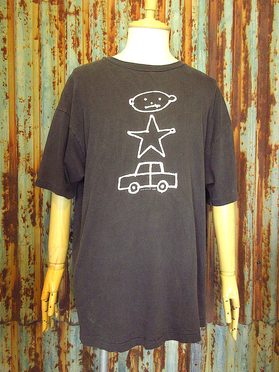 ビンテージ90's○U2 Zoo TVツアーTシャツ黒size XL○240702k1-m-t