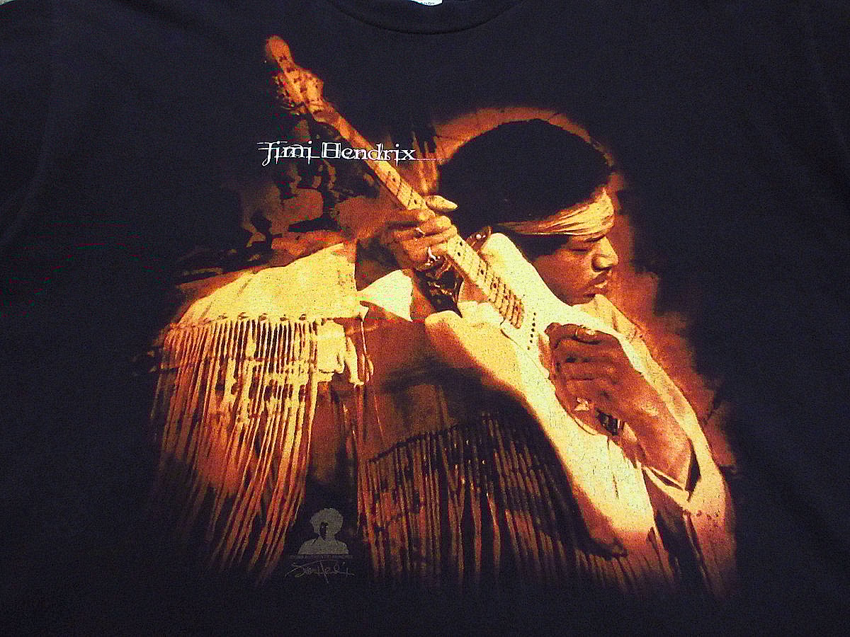 ビンテージ90's○Jimi HendrixプリントTシャツ黒size XL ビンテージ90's○Jimi HendrixプリントTシャツ黒size XL