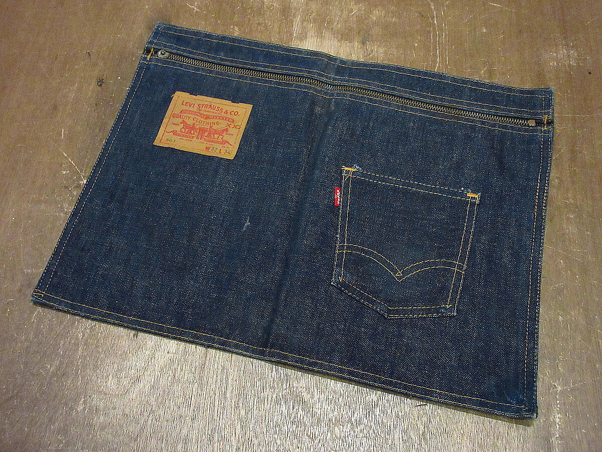 ビンテージ70's○Levi'sデニムクラッチバッグ○231008i4-bag-clt