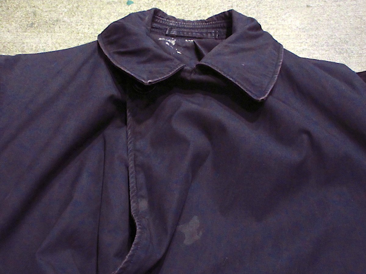 ビンテージ60's○U.S.NAVYレインコート茄子紺○240330m4-m-ct ビンテージ60's○U.S.NAVYレインコート茄子紺○240330m4-m-ct