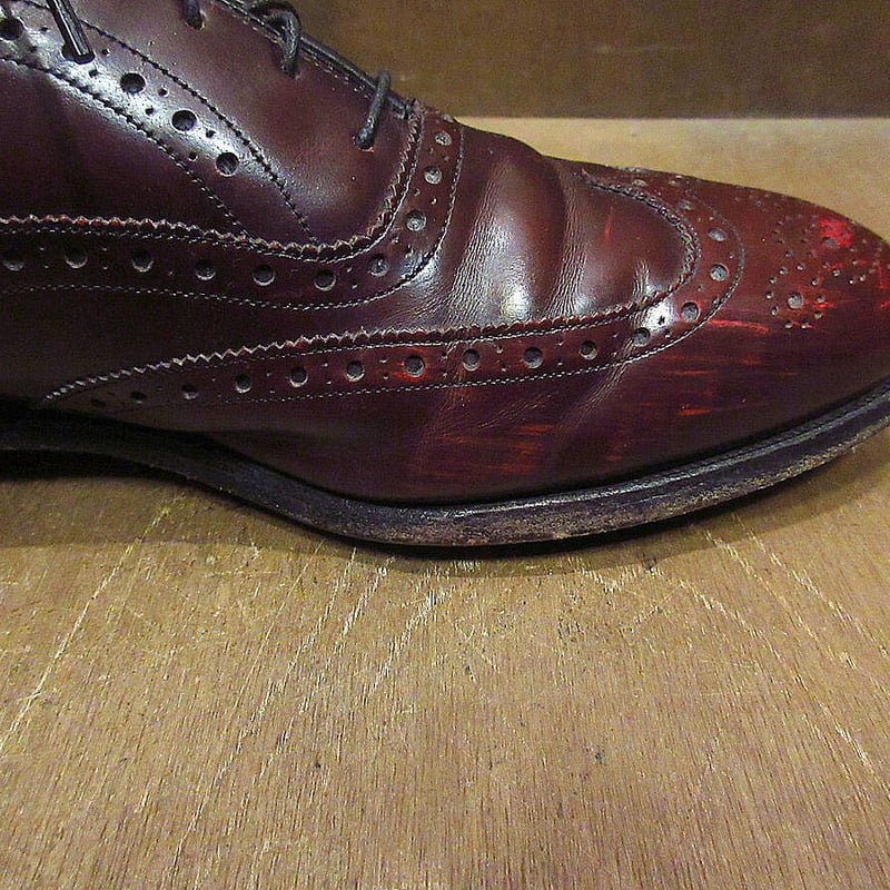 ビンテージ○Johnston & Murphy Heritageレザーウイングチップ ビンテージ○Johnston & Murphy Heritageレザーウイングチップ