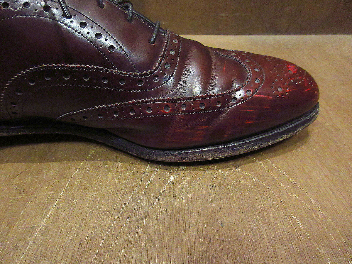 ビンテージ○Johnston & Murphy Heritageレザーウイングチップ ビンテージ○Johnston & Murphy Heritageレザーウイングチップ