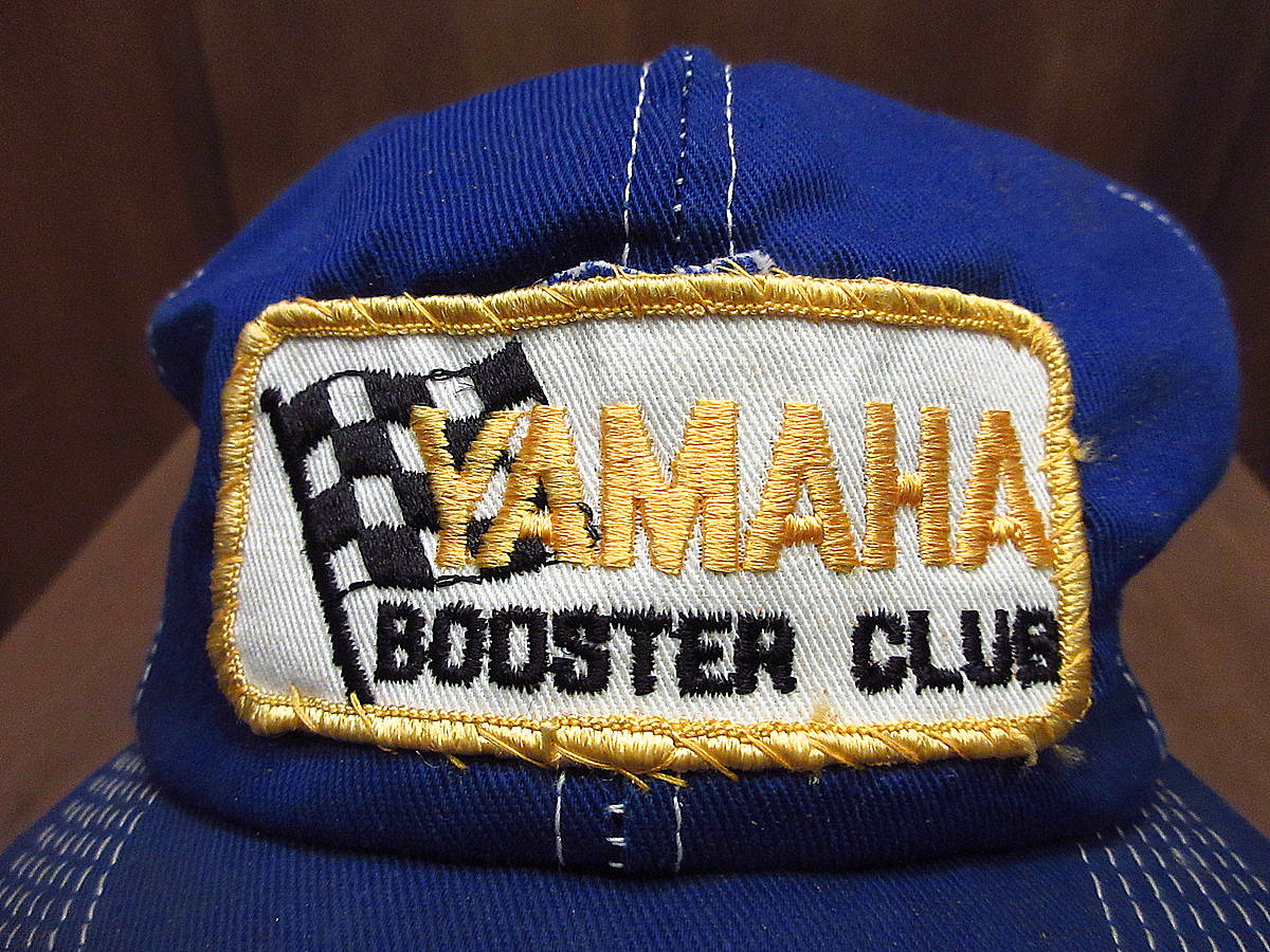 ビンテージ70's○YAMAHA BOOSTER CLUBスナップバックメッシュ