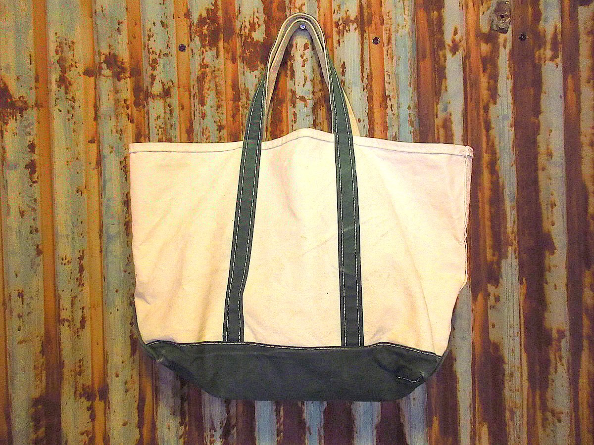 美品　エルエルビーン　チワワ刺繍キャンバストートバッグ L.L.Bean刺繍入りキャンバストートバッグ緑×白○231216j4-bag-tt