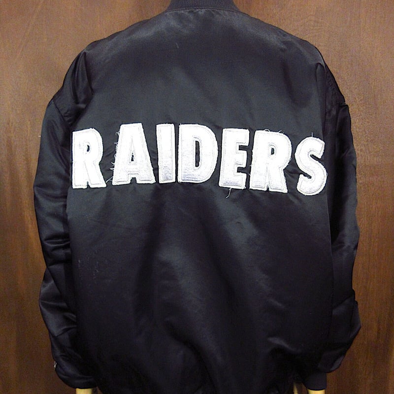 ビンテージ90's○STARTER RAIDERSスタジアムジャケット黒size L ビンテージ90's○STARTER RAIDERSスタジアムジャケット黒size L