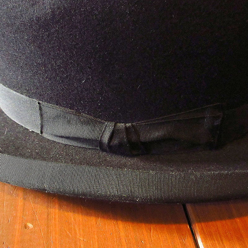 ビンテージ-30's○STETSONボーラーハット黒size 7○240211j3-m-ht-