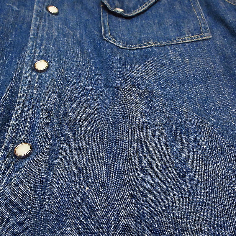 ビンテージ50's○Levi'sショートホーンデニムループカラー