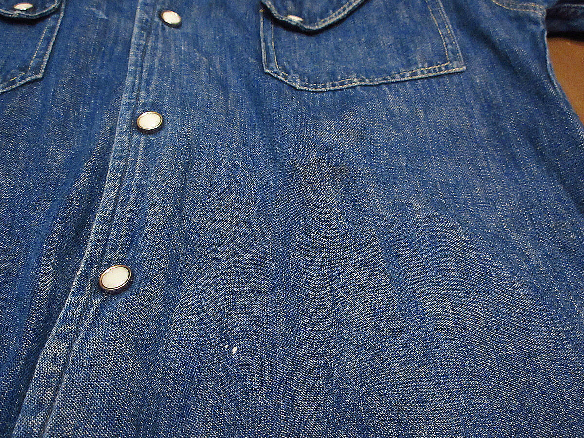 ビンテージ50's○Levi'sショートホーンデニムループカラーウエスタン