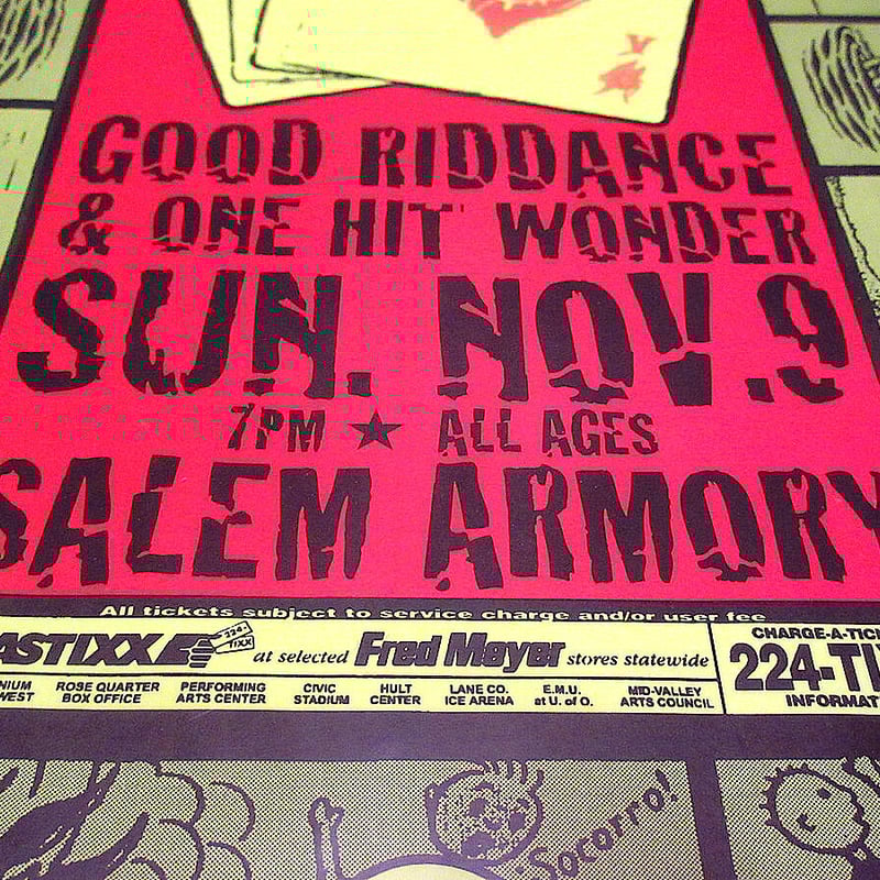 ビンテージ90's○DEADSTOCK THE OFFSPRINGオリジナルコンサートポスター