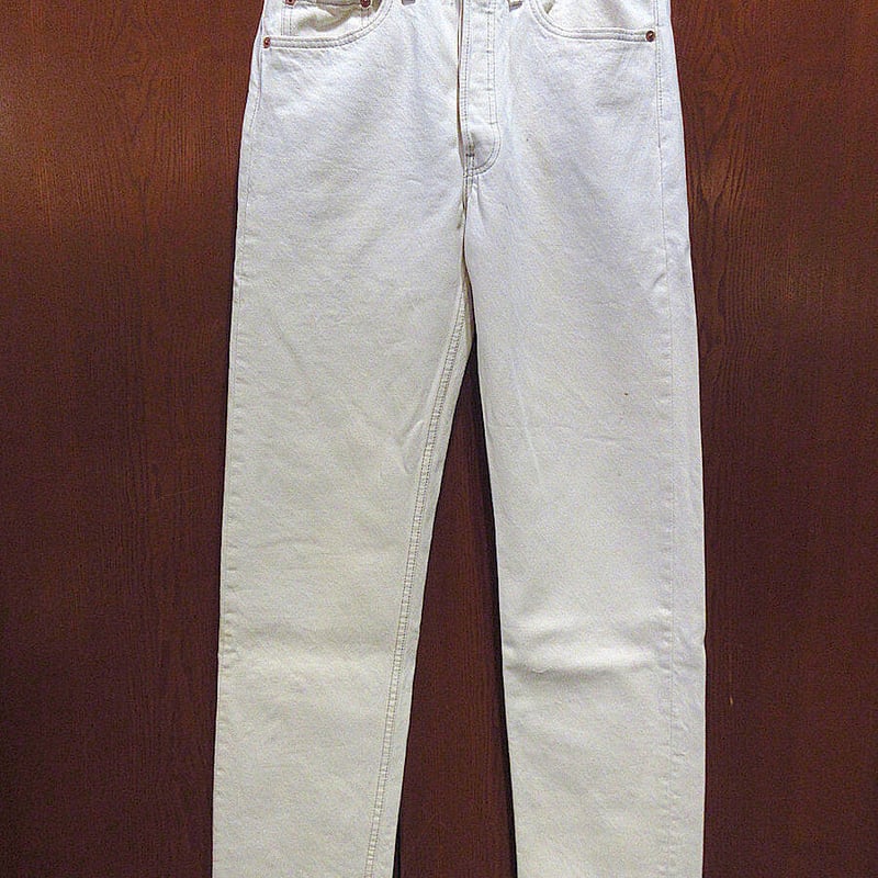 ビンテージ90's○Levi's 501生成り実寸W76cm○221021s7-m-pnt-j