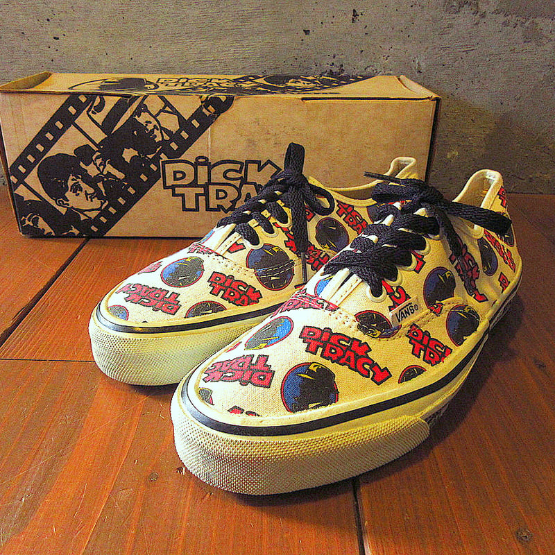 ビンテージ80's○DEADSTOCK VANS DICK TRACYオーセンティックsize...