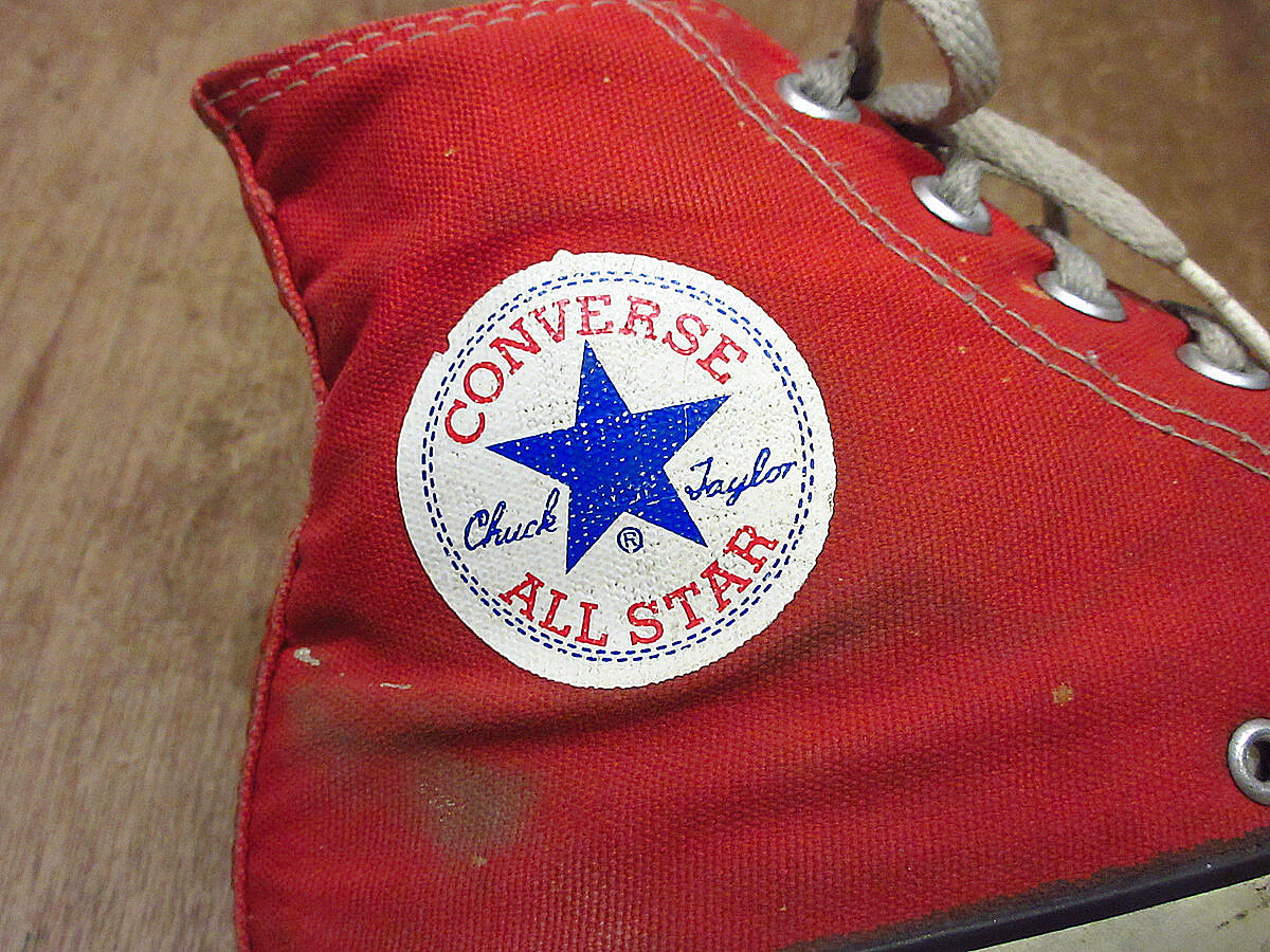 ビンテージ90's○CONVERSEオールスターHI赤size 9 1/2○230924i1- ビンテージ90's○CONVERSEオールスターHI赤size 9 1/2○230924i1-