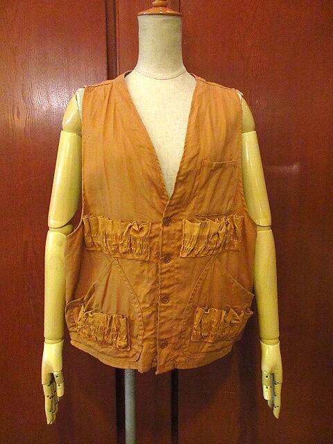 ビンテージ70's○redheadハンティングベスト○200928f1-m-vs古着