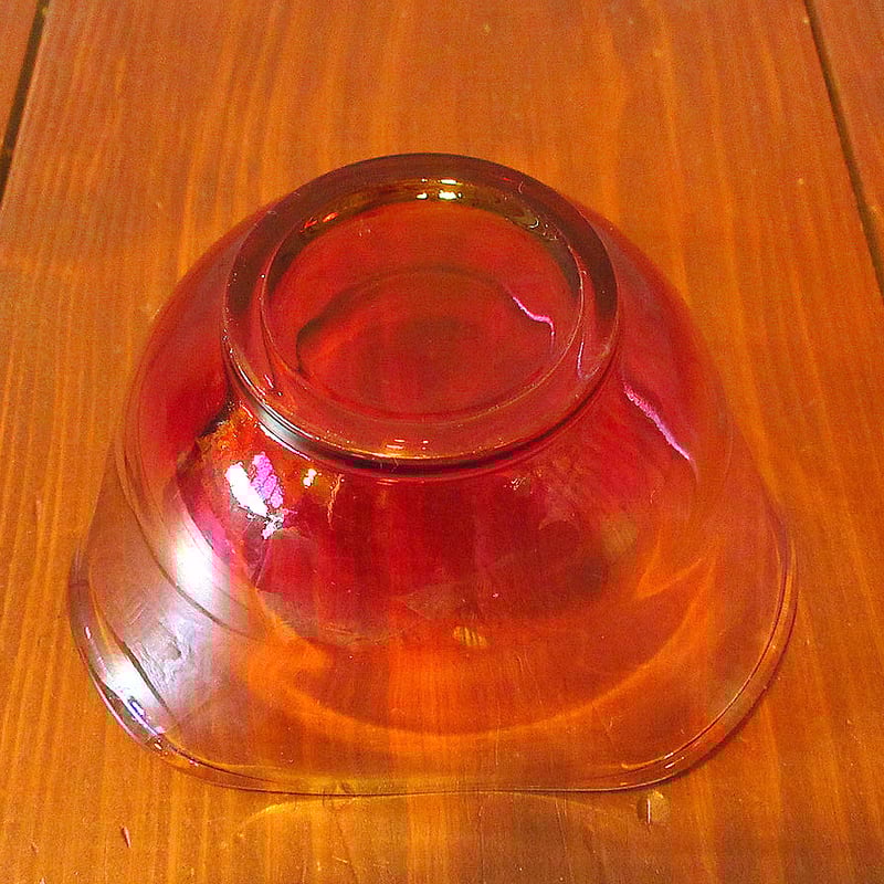 ヴィンテージ ガラス製 トレイ 器 ボウル オリエンタル ガラスボウル 6枚セット お皿 ボウル 食器