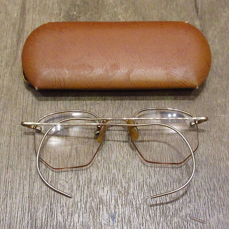 IMPERIAL OPTICAL リムレス 眼鏡 12KGF 金張 ビンテージ fit=scale-down,w=1200