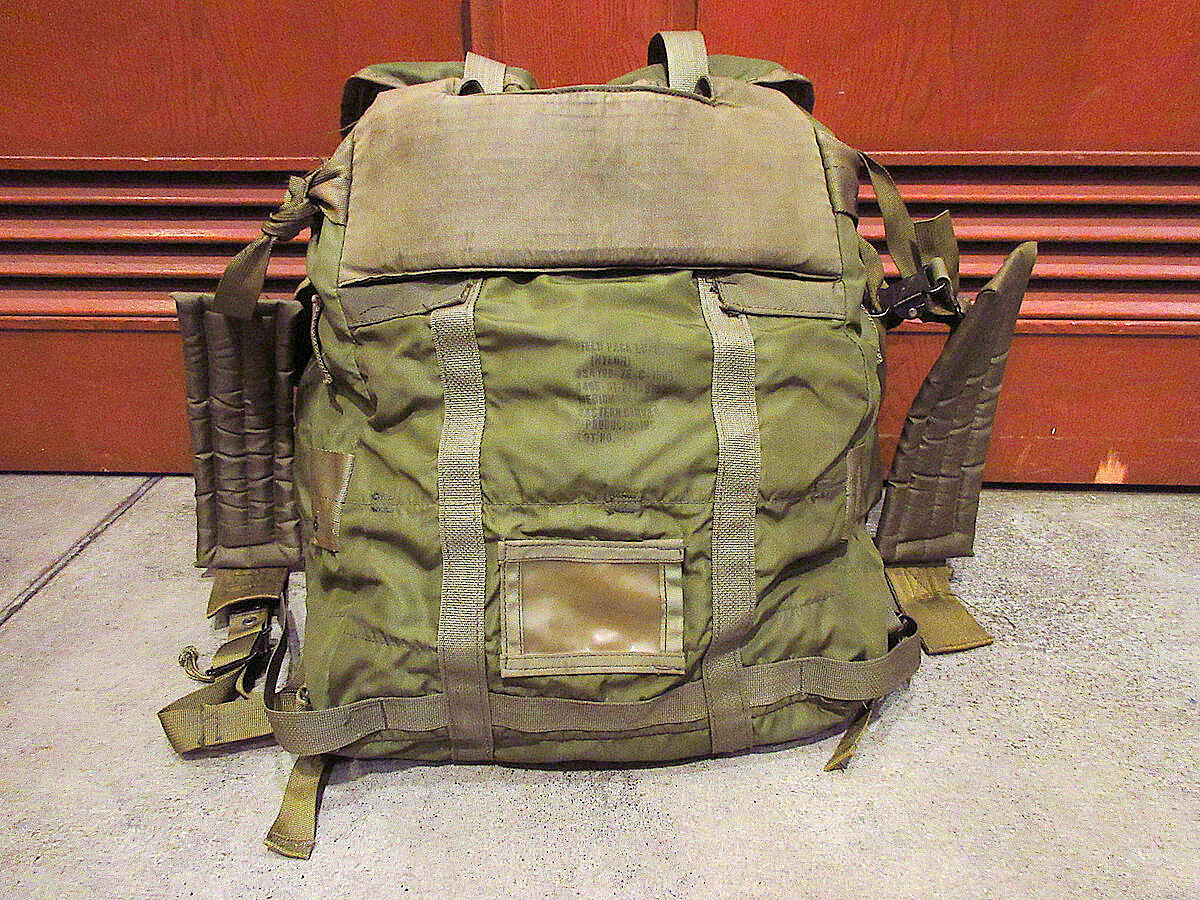 ビンテージ70's○U.S.ARMYナイロンフィールドパック○221214k8-bag-bp