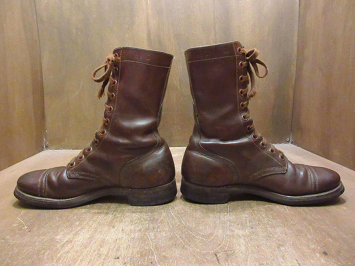 ビンテージ50's○U.S.ARMYジャンプブーツ茶size 8 1/2 D○221011i2