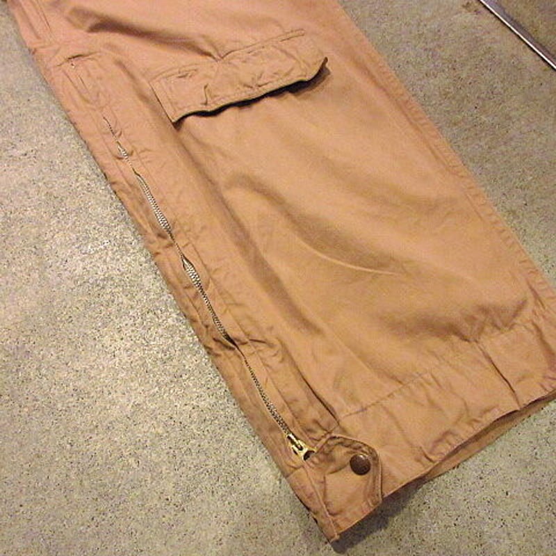 美品 40's U.S Navy フライトスーツ Willis&製 US NAVY(米海軍) WWII～40's OD ナイロン ライトウエイト