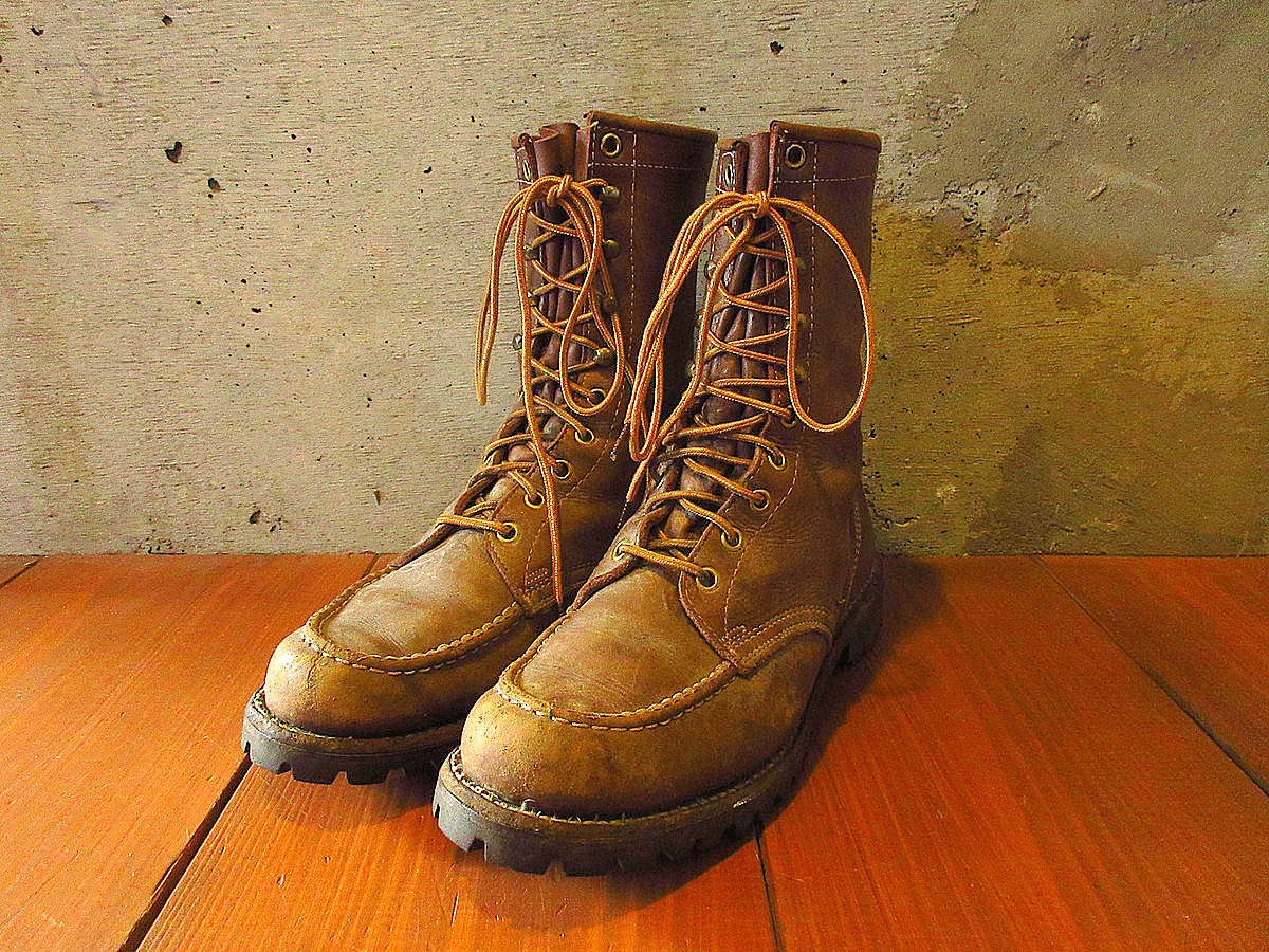 ビンテージ50's○Searsレザーワークブーツ焦げ茶size 8 1/2 E○240213k