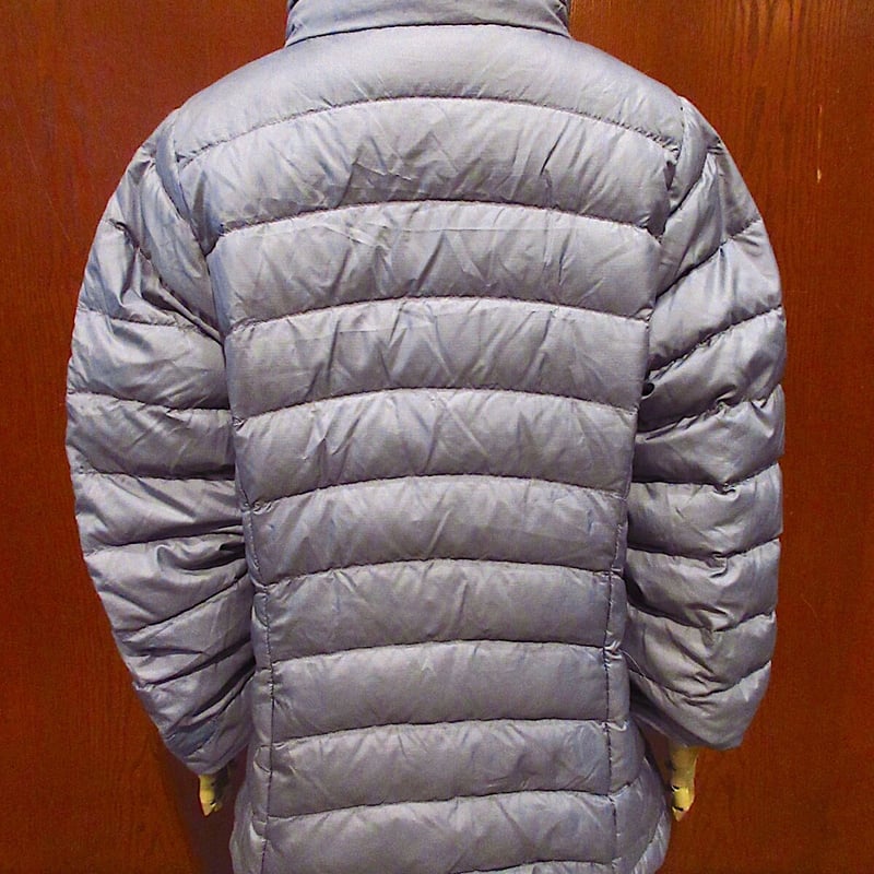 ビンテージ○Patagoniaキッズダウンジャケットグレーsize M○230525c4