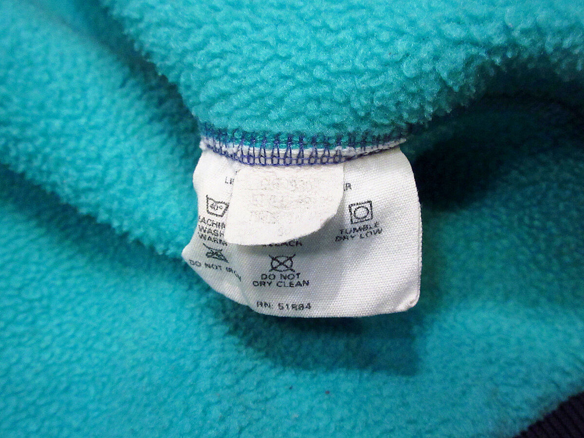 ビンテージ90's○Patagonia ナイロンシェルフリースジャケット紺 14