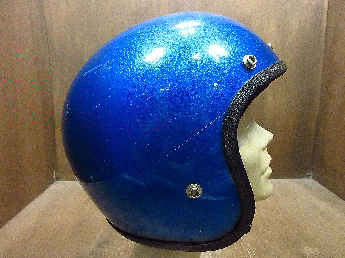 ビンテージ70's○GRANT RG-9ジェットヘルメット青size M○240401i2-h