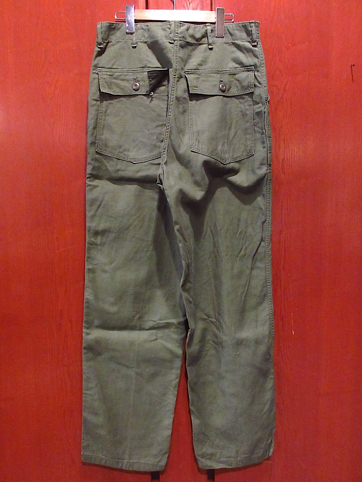 ビンテージ60's○U.S.ARMYコットンサテンベイカーパンツ実寸 ビンテージ60's○U.S.ARMYコットンサテンベイカーパンツ実寸