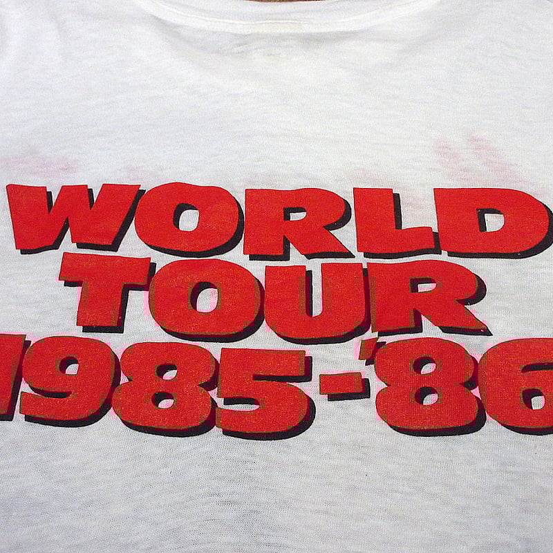 ビンテージ80's○Heart 1985-'86ワールドツアーTシャツ白size L ビンテージ80's○Heart 1985-'86ワールドツアーTシャツ白size L