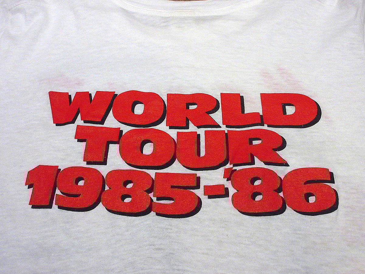 ビンテージ80's○Heart 1985-'86ワールドツアーTシャツ白size L