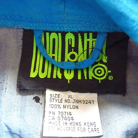 ビンテージ90’s●DUALCONTROLマルチカラーナイロンプルオーバージャケットsize XL●240525k8-m-jk-nyl 1990sメンズ古着