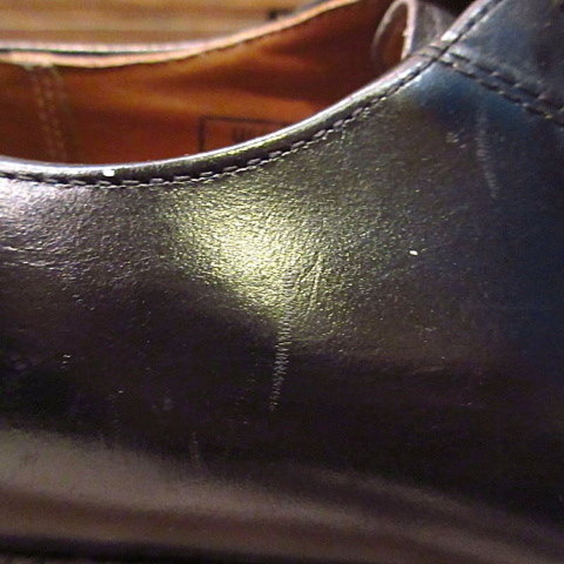 ビンテージ80's○RED WINGプリント羽根タグポストマンシューズ黒