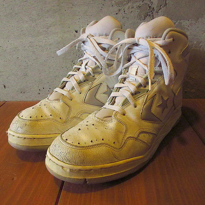 ビンテージ90's○CONVERSEバスケットボールシューズ白size US 9 ビンテージ90's○CONVERSEバスケットボールシューズ白size US 9
