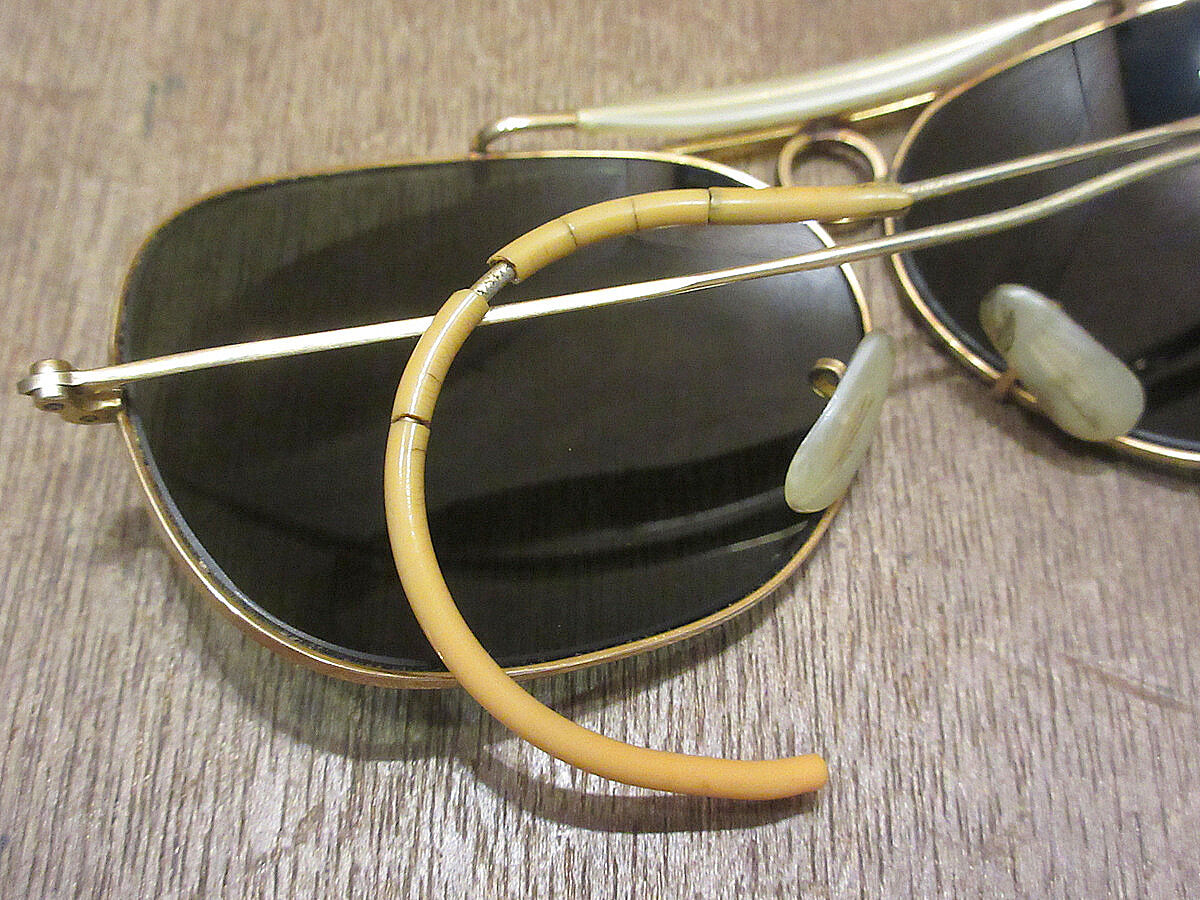 ビンテージ60's○ケース付きB&L Ray-Ban 1/10 12KGFデコットシューター ...