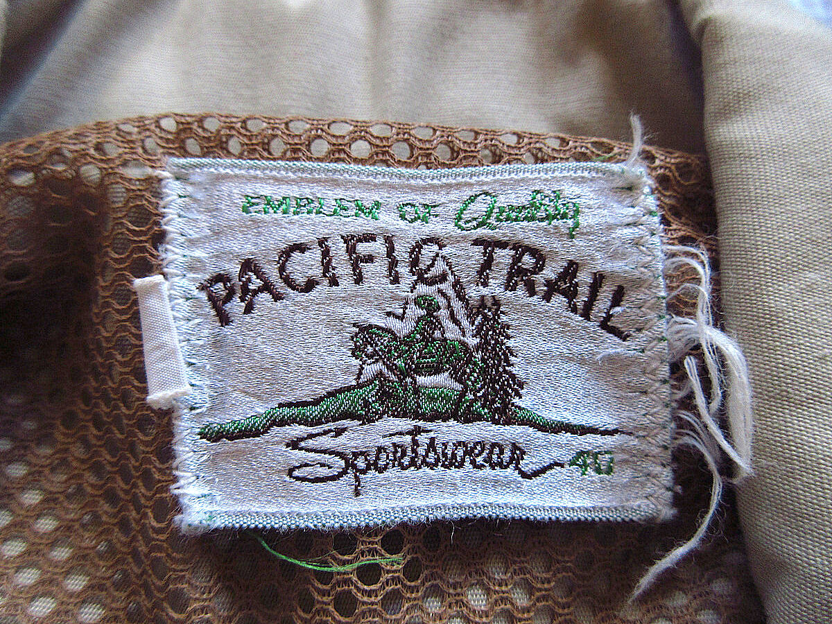 70s ブルゾン PACIFIC TRAIL スイングトップ 42 L 春物 Vintage Yellow-Green Pacific Trail Outdoor Jacket - Sz 42