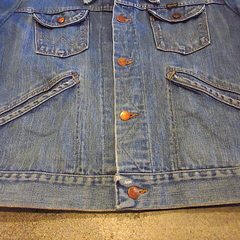 ビンテージ80's○Wrangler 126MJデニムジャケットsize 46○201004s